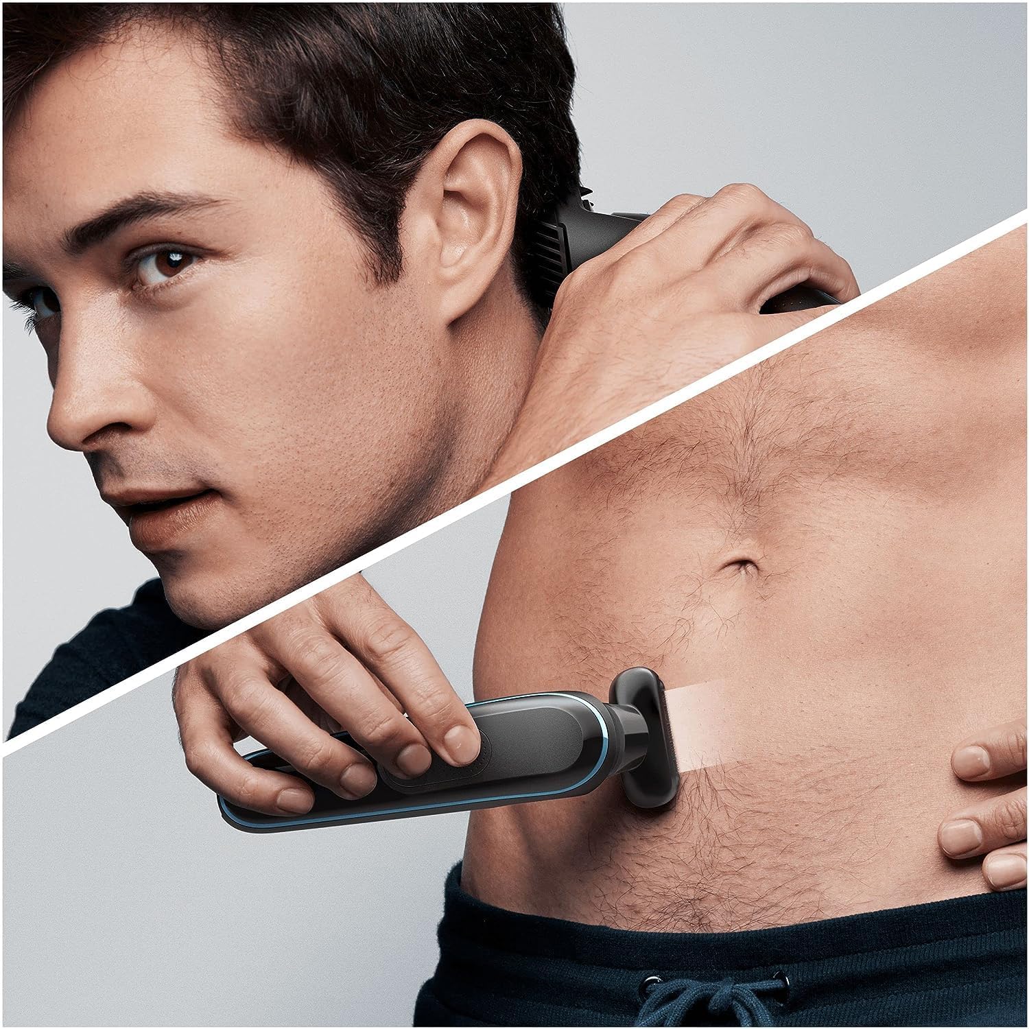 Braun All-in-One Trimmer for Men, From Gillette,10-in-1, For Face, Hair, Body, Ear, Nose, Private parts, German Engineering,100-Min Runtime, Waterproof, 5-quick charge, MGK5445