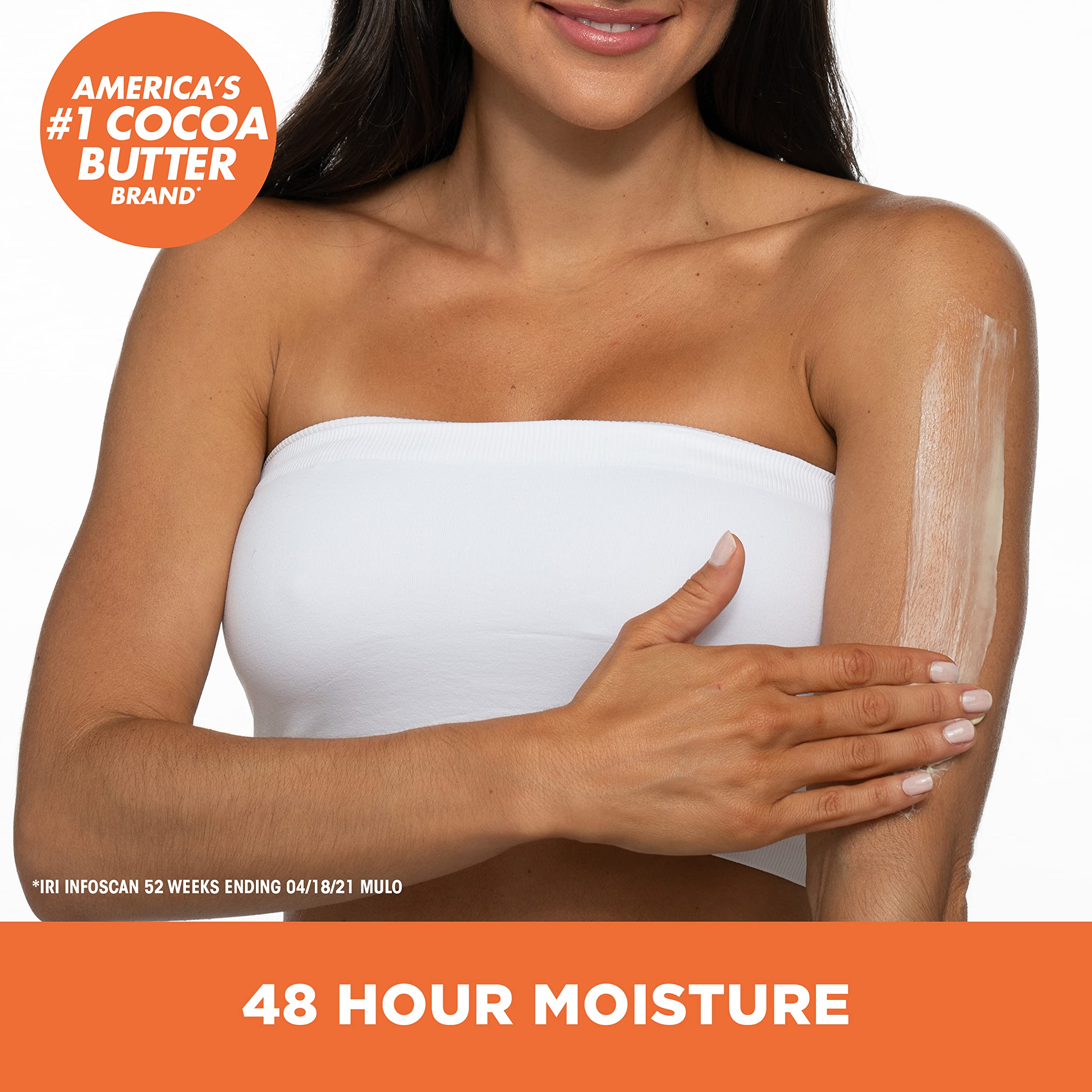 Palmer's Cocoa Butter Body Lotion, Fragrance Free for All Skin Types, Smoothes Marks & Tones Skin - 400ml