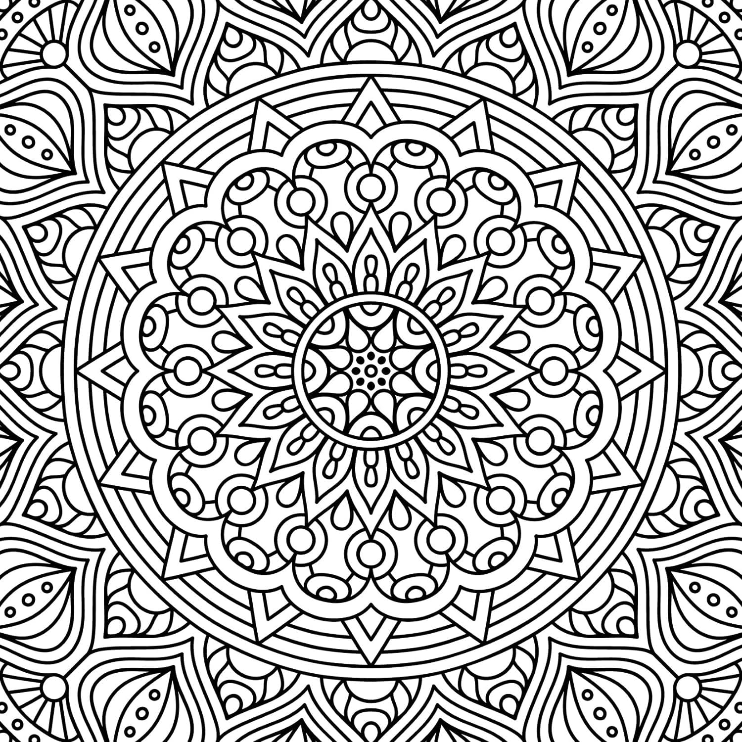 Refreshing Mandala - Colouring Book for Adults Book 3