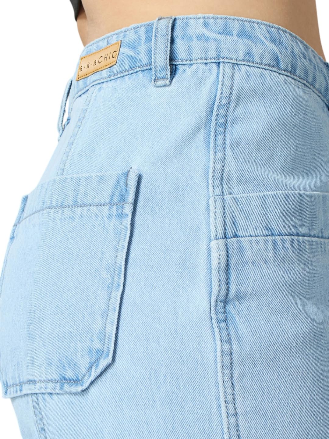 AKA CHIC High Rise Womens Regular Fit Jeans