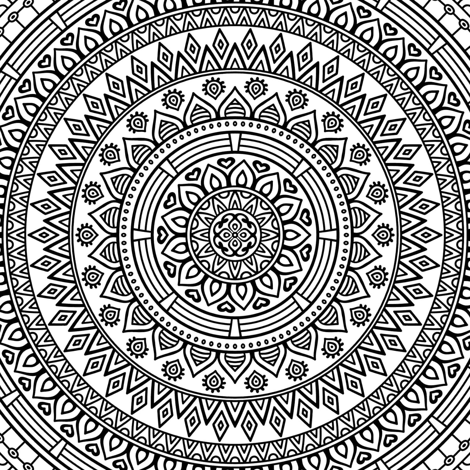 Refreshing Mandala - Colouring Book for Adults Book 3