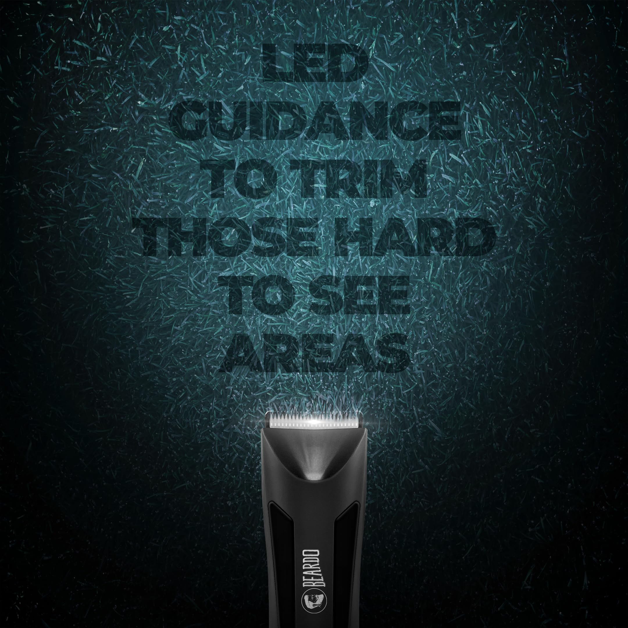 Beardo incrediBALL Trimmer for Men | Ball Trimmer for Men with Skin Safe Tech | No Ni0ramic Blades | Shower friendly IPX5 Water resistant | LED display, LED torch, Dock