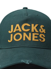 JACK & JONES Men's 100% Cotton JACLOGO COREBASEBALL Cap Forest Night ONE