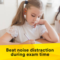 3M 1110 Ear Plugs Corded, Extra Soft, Reusable Earbuds Noise Cancellation, Soundproof Earplug Use For Underwater, Meditation, Study, Flight Travel,Sleeping Sound Block Up To 29 Decibel (Pack of 10)