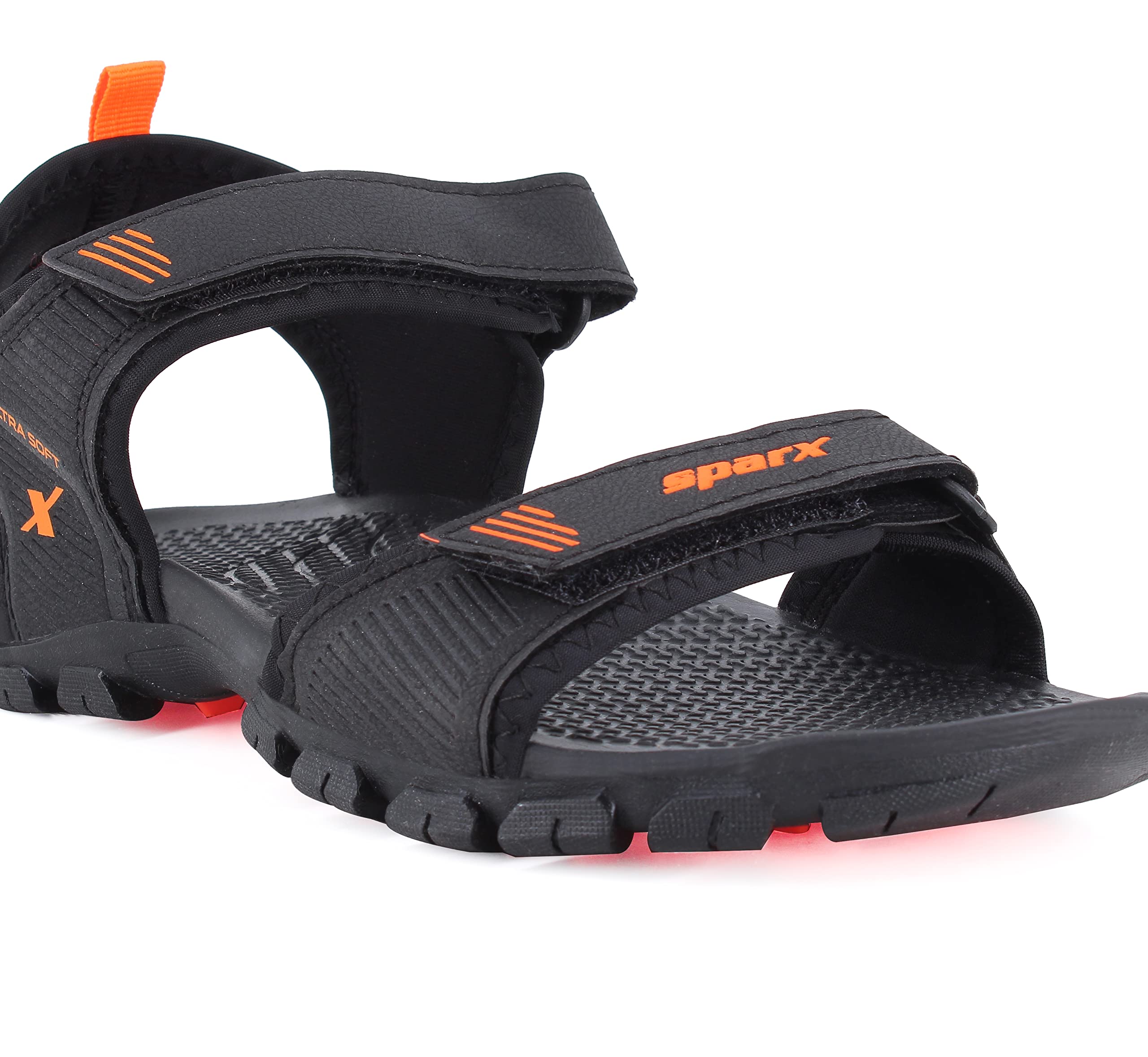 Sparx mens SS 561 | Latest, Daily Use, Stylish Floaters | Orange Sport Sandal - 7 UK (SS 561)
