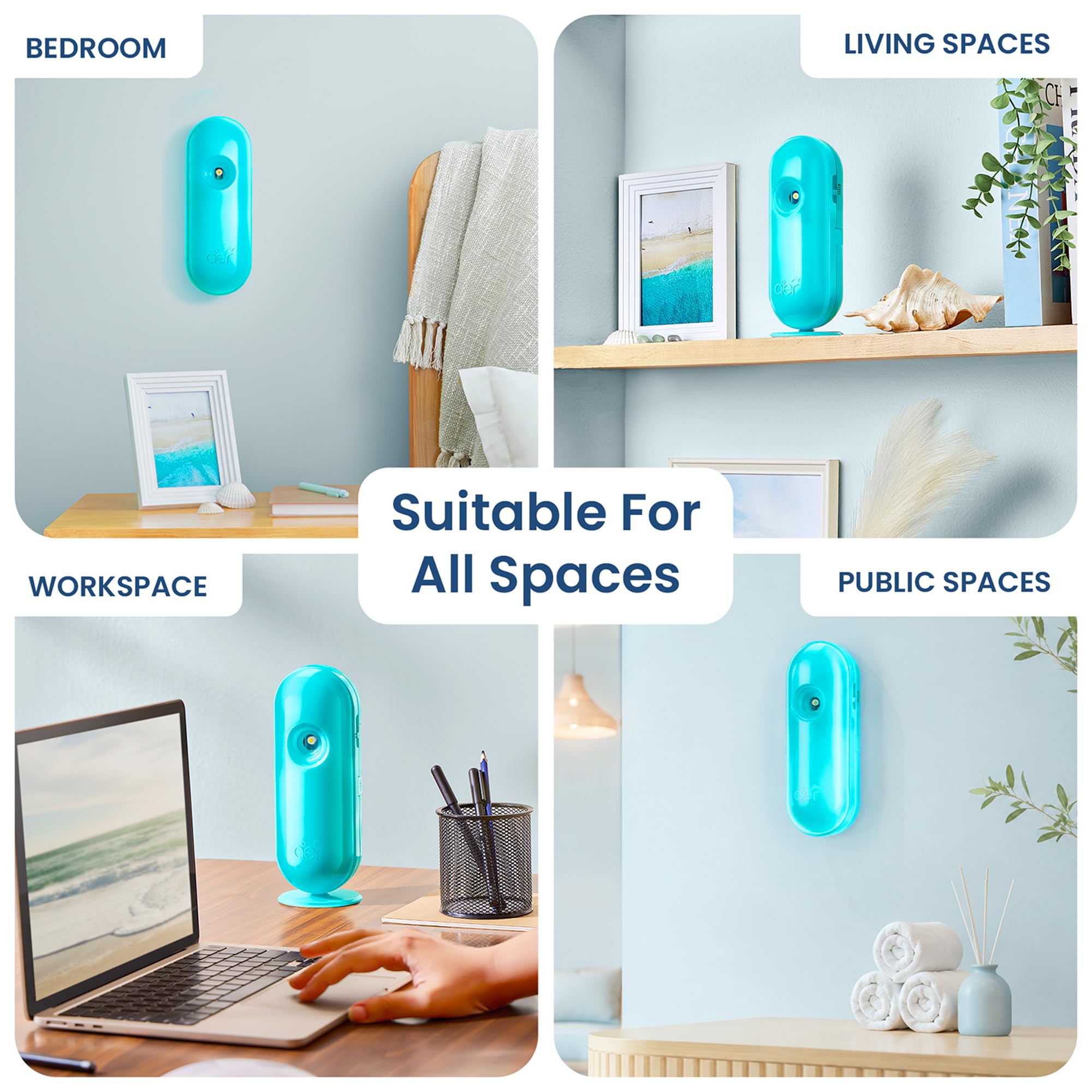 Godrej aer Matic Automatic Room Fresheners Refill Pack | Cool Surf Blue | 2000 Sprays Guaranteed | Lasts up to 60 days (210ml)