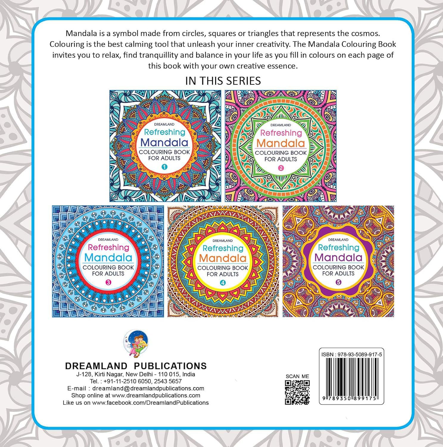 Refreshing Mandala - Colouring Book for Adults Book 3