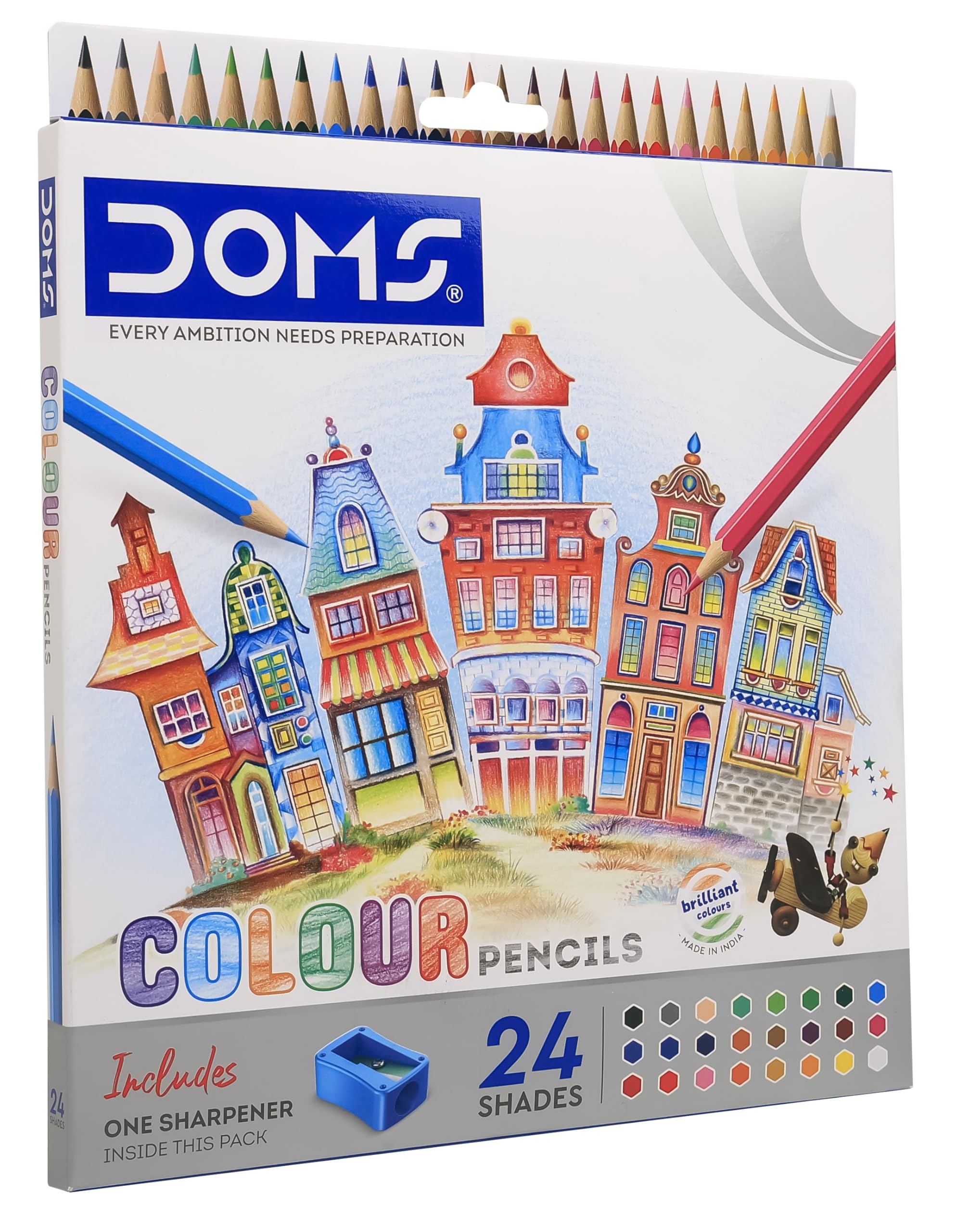 DOMS Fsc 24 Shades Colour PencilS