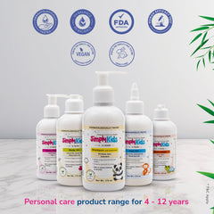 Simply Kids Hair Oil for 4 to 12 years | 10 Coldpressed Oils Including Almond, Wheat germ & Jatamansi | Promotes Hair Growth, Reduces Hair Fall & Anti- Dandruff Hair Oil for Kids  | 175ml