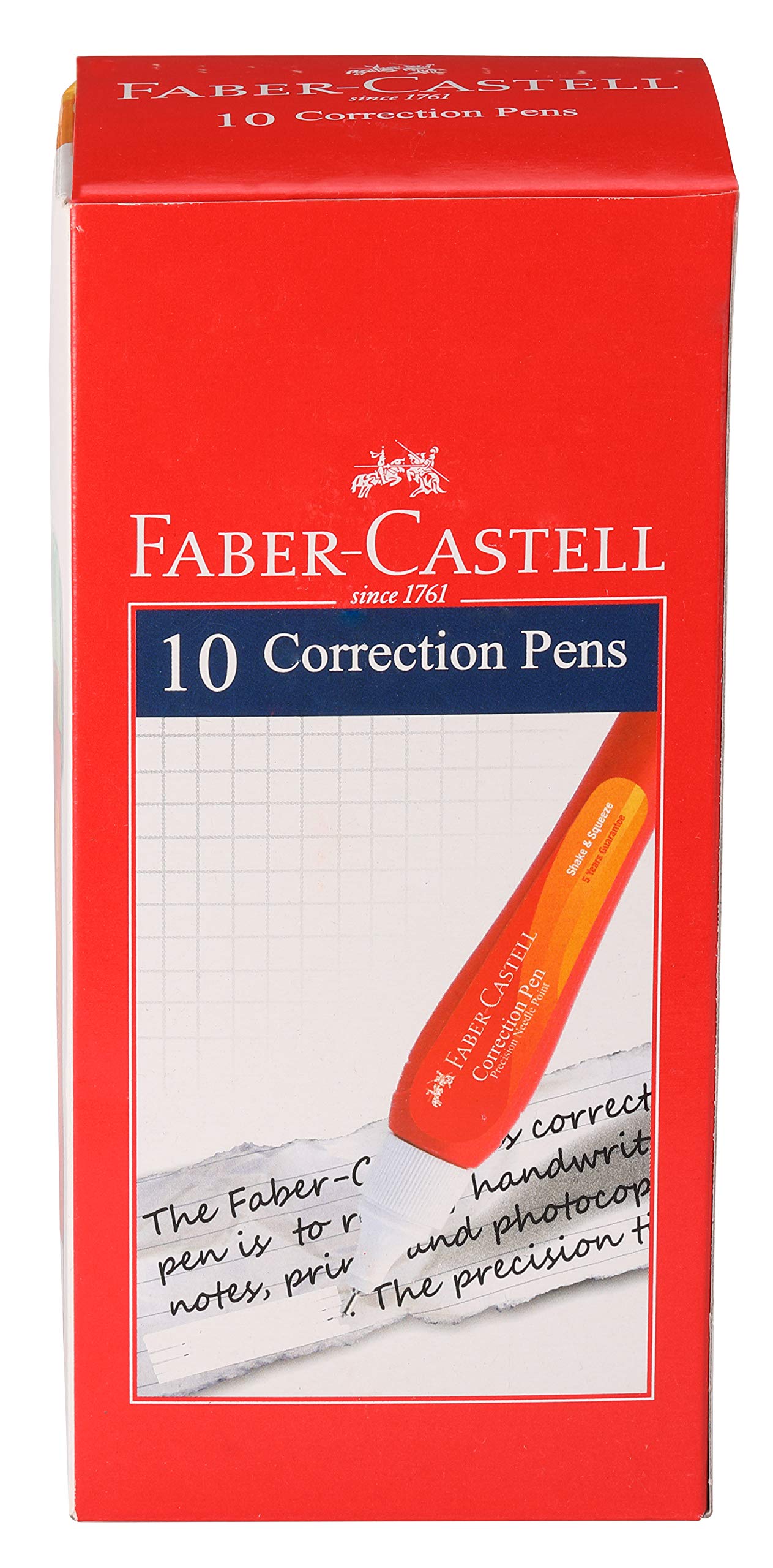 Faber-Castell Correction Pen - Pack of 10 (White) - Office Product from Faber-Castell - Shop in Sri Lanka at Arcade.lk