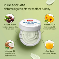 LuvLap Naturals Nipple Butter Cream for Sore & Cracked Dry Nipples, 100% Natural, Safe for Baby & Breast Feeding Moms, No Taste & Odour, Dermatologically Tested, Maternity Essential, 25g