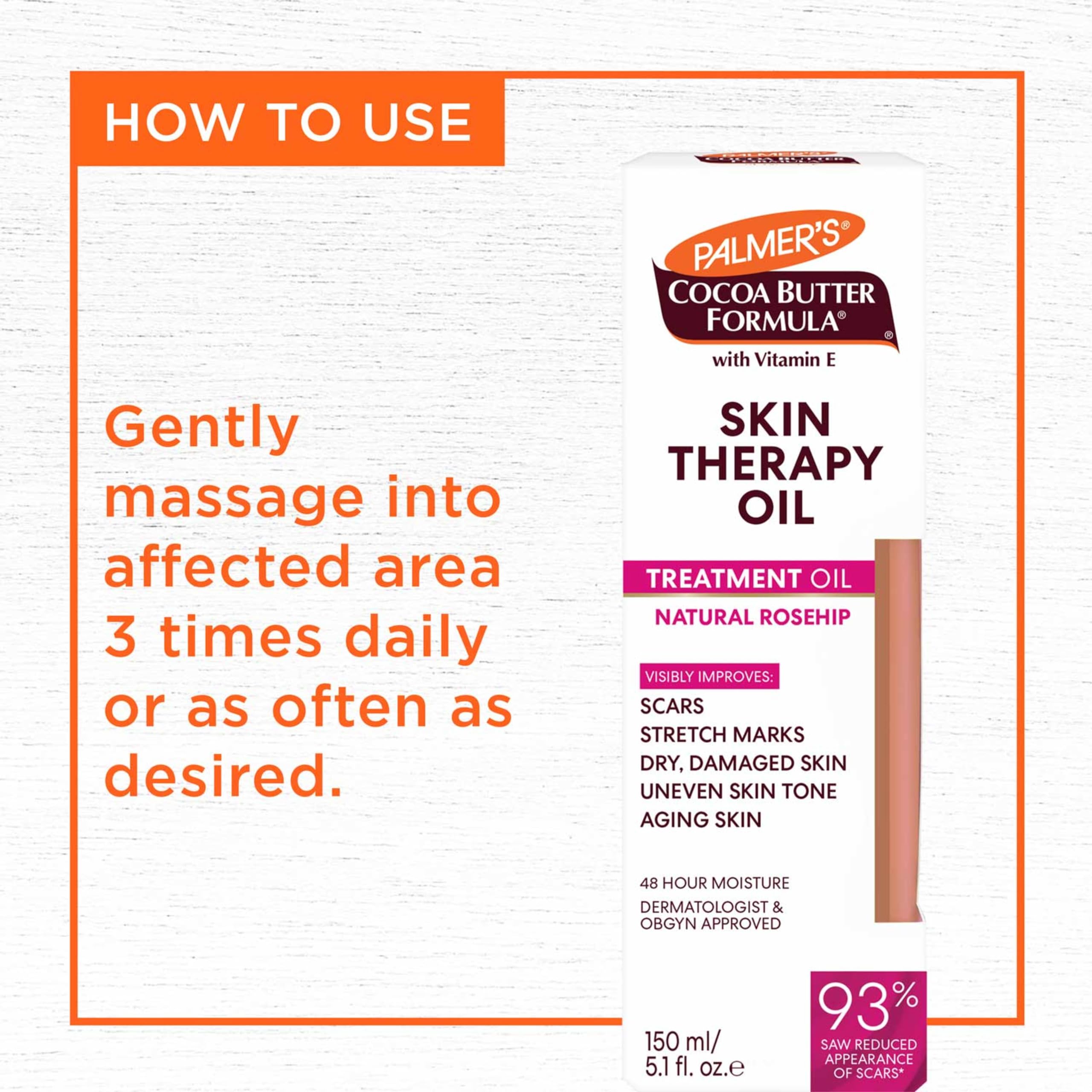 Palmer's Rosehip Skin Therapy Oil, 60ml Bottle