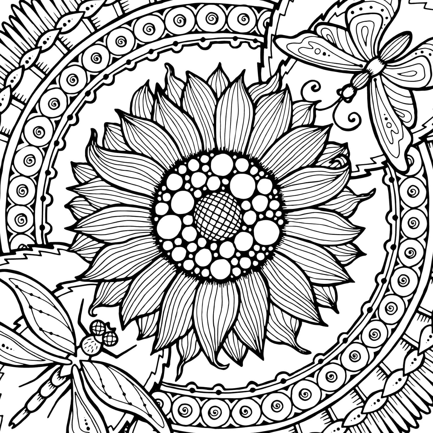 Refreshing Mandala - Colouring Book for Adults Book 3