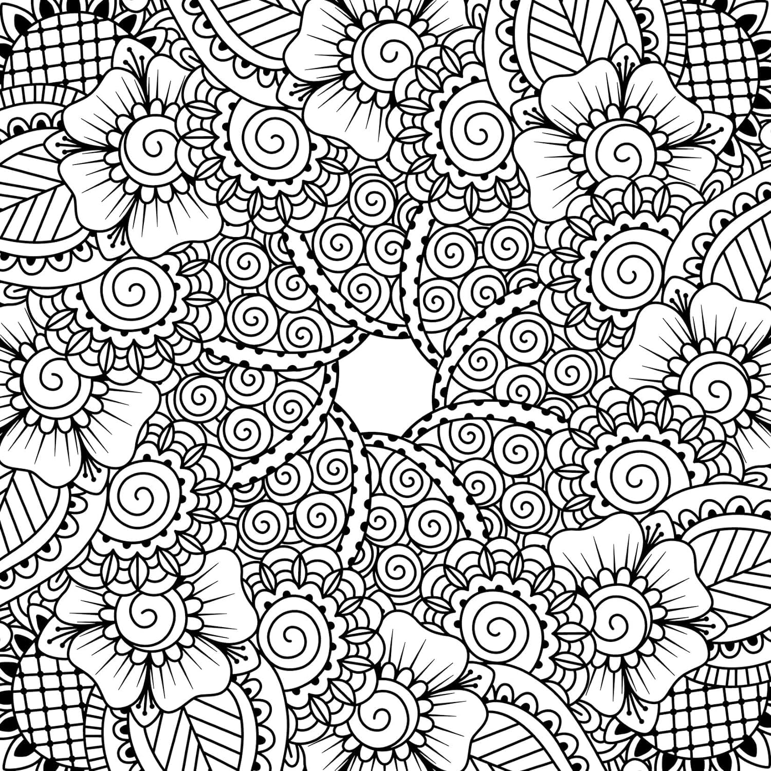Refreshing Mandala - Colouring Book for Adults Book 3