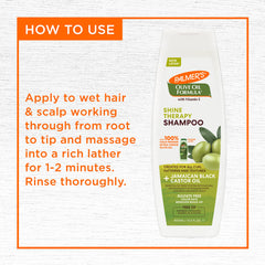 Palmer's Olive Oil Formula Smoothing Shampoo extra virgin olive oil for shine hair, 400 ml
