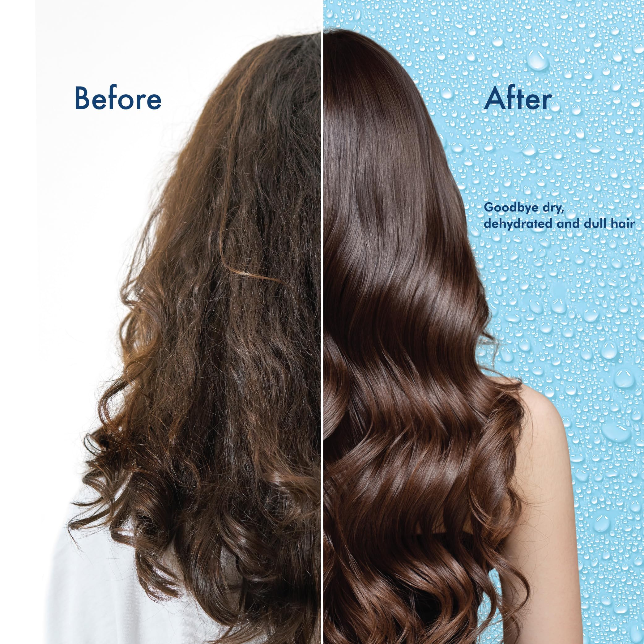 Streax Moisture Boost Spray Hair Serum for Dry Frizzy Hair - 50 ml | Hair Styling Serum for Women & Men | Hydrating, Frizz Free, Smooth & Silky finish I With Fision AquaShield