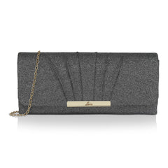 Lavie Women's Dazz Foldover Clutch Black Ladies Purse Handbag