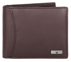 WildHorn RFID Protected Leather Wallet for Men, Brown