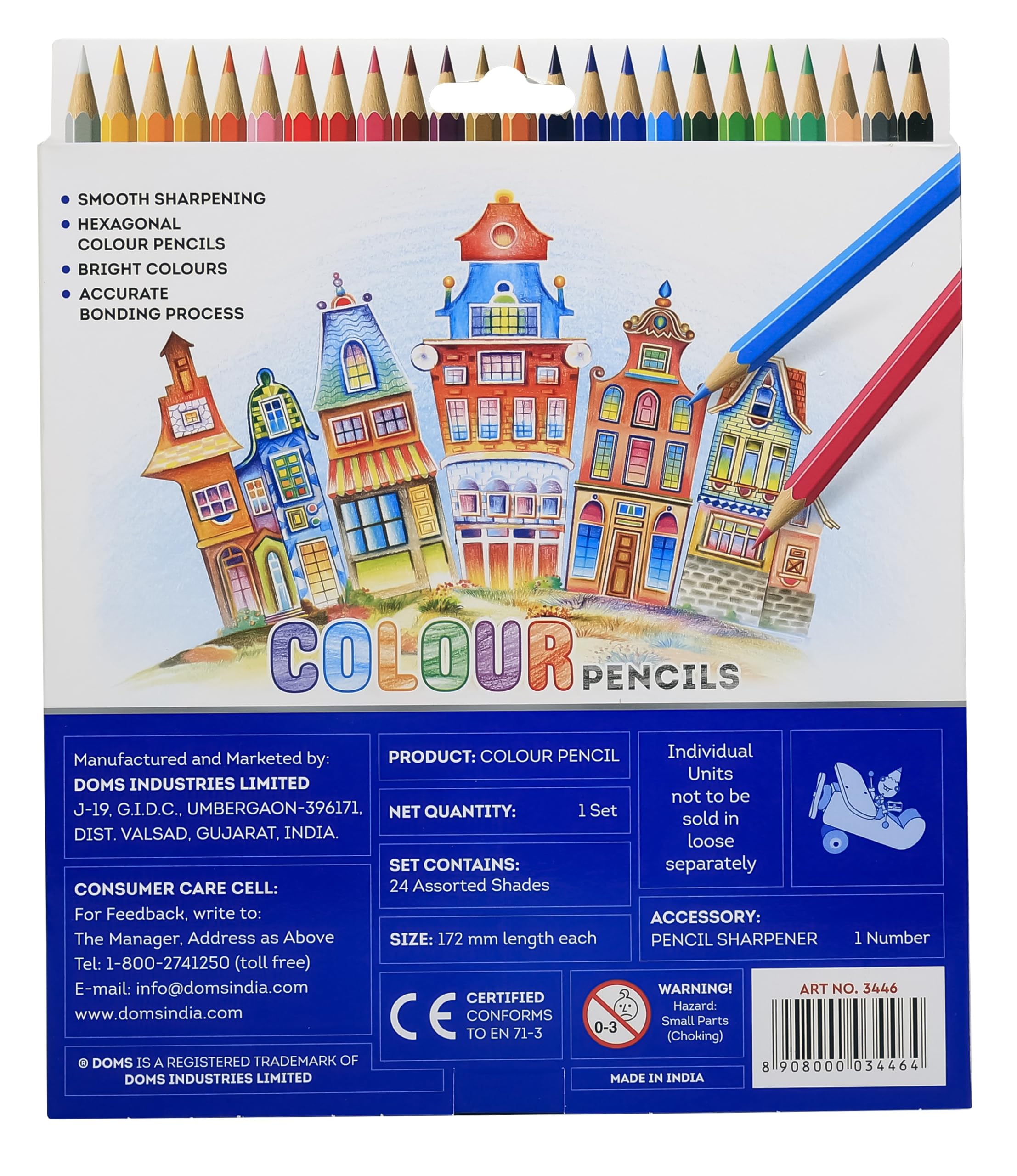 DOMS Fsc 24 Shades Colour PencilS