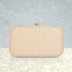 Lavie Women's Sparkle Framed Clutch Gold Metallic Ladies Purse Handbag