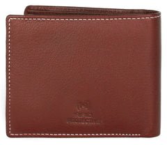 WildHorn Olive Leather Men's Wallet (WH2050) (Brown)