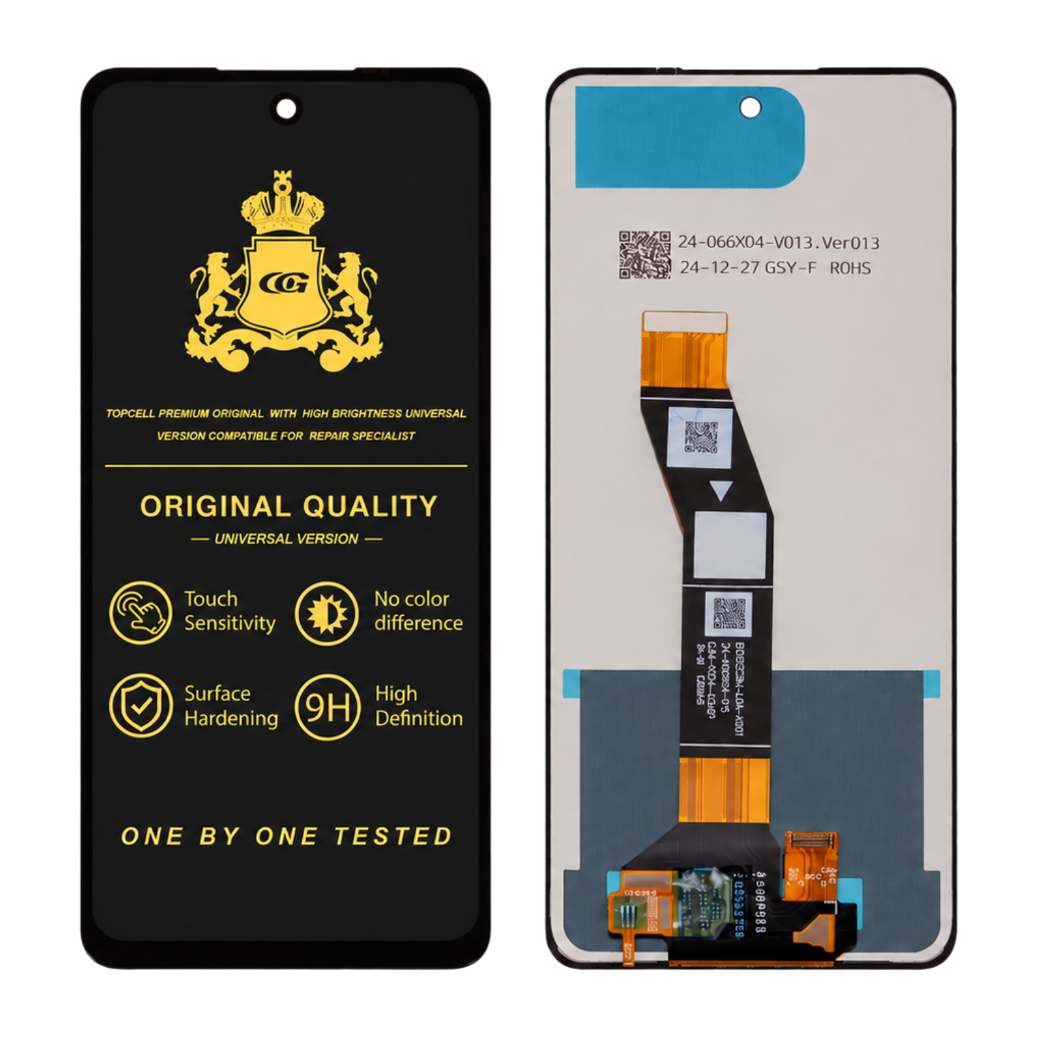 TOPCELL Original Motorola Moto E14, Moto G04, Moto G04s, Moto G24, Moto G24 Power Replacement LCD Display with Touch Screen Digitizer