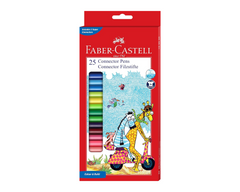 Check price of ​Faber-Castell Connector Pen Set - Pack of 25 (Assorted) in Sri Lanka | Arcade.lk