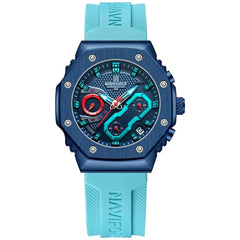NAVIFORCE NF 8035L Unisex Watch, Waterproof Luxury Luminous Chronograph Quartz Wristwatch