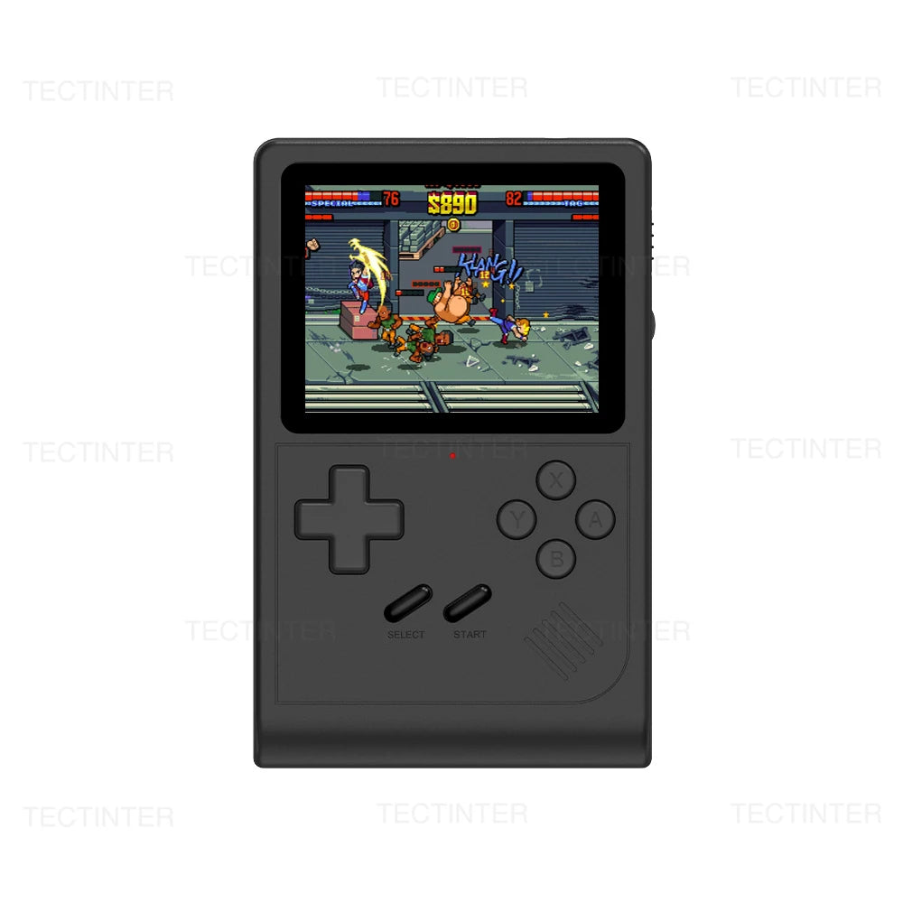 GB300 3.0 Inch Screen Handheld Game Console Player, Video Game Console, Built-in 6000 Games for SF/SFC/GB/GBA, Support AV Output