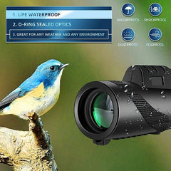 Portable Zoom HD 5000M Telescope, Folding Long Distance Mini Powerful Telescope for Hunting Sports Outdoor Camping Travel