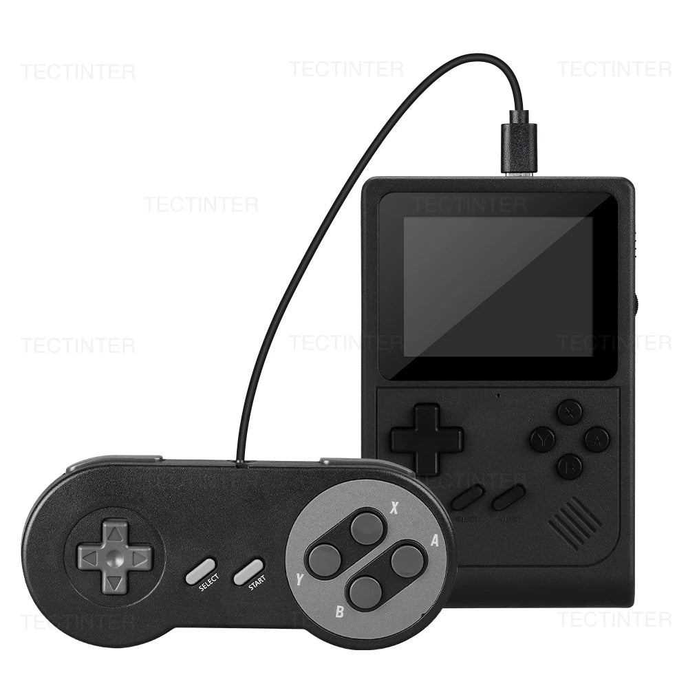 GB300 3.0 Inch Screen Handheld Game Console Player, Video Game Console, Built-in 6000 Games for SF/SFC/GB/GBA, Support AV Output