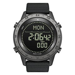 NORTH EDGE TANK 3 Men’s Digital Military Watch | Outdoor Sports Wristwatch | Pedometer, Calories & Compass | 50M Waterproof