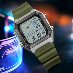 SANDA 6307 Men’s Fashion Digital Watch | Multifunction Sports Watch | Luminous Display, Chronograph & Calendar | Waterproof Outdoor Electronic Watch