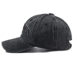 GENERIC New York Washed Cotton Baseball Cap for Men & Women | Adjustable Casual Dad Hat with Sun Protection | Outdoor Snapback Cap
