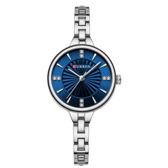 CURREN 9097 Women’s Quartz Watch | Elegant Ladies Stainless Steel Strap Waterproof Casual & Business Wristwatch for Women