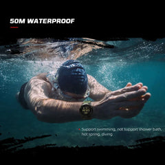 NORTH EDGE ALPS 45mm Men’s Outdoor Watch | Waterproof Compass Metronome Watch with Carbon Fiber Case & Nylon Strap for Men