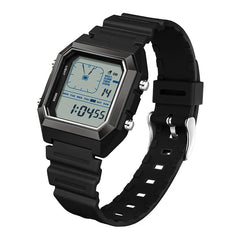 SANDA 6307 Men’s Digital Multifunction Watch | Night Light, Timer & Calendar | Outdoor Sports Waterproof Electronic Watch
