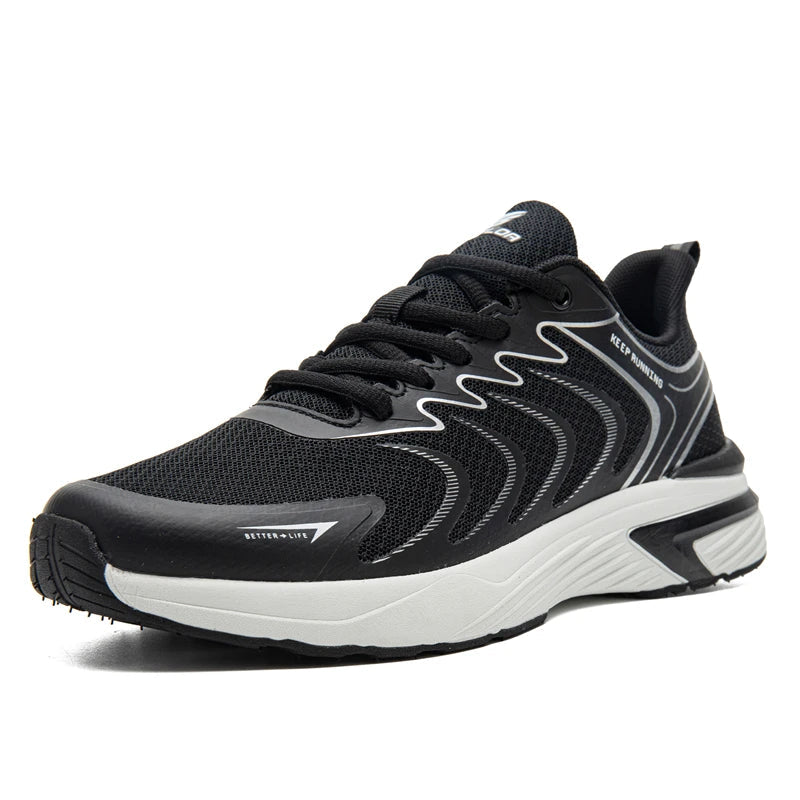 Baasploa J3102 Men's Walking Shoes, Outdoor Mountain Training Sneakers, Casual Lightweight Mesh, Breathable Footwear