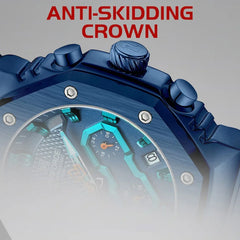 NAVIFORCE NF 8035L Unisex Watch, Waterproof Luxury Luminous Chronograph Quartz Wristwatch