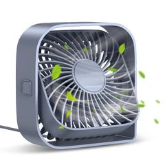 TOPK USB Desk Fan | Mini Portable Table Fan | 3-Speed Quiet Cooling Fan for Home, Office & Desktop Use
