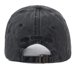 GENERIC New York Washed Cotton Baseball Cap for Men & Women | Adjustable Casual Dad Hat with Sun Protection | Outdoor Snapback Cap
