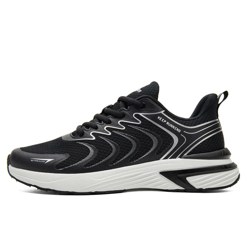 Baasploa J3102 Men's Walking Shoes, Outdoor Mountain Training Sneakers, Casual Lightweight Mesh, Breathable Footwear