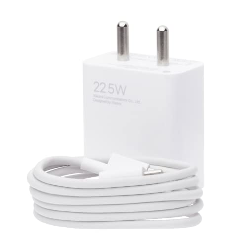 Mi Xiaomi 22.5W Fast USB Type C Charger Combo|Compatible for Mobile,Power Banks|Fast Charging|(Adapter + USB to Type C Cable)|White -   in Sri Lanka from Arcade Online Shopping - Just Rs. 4950!