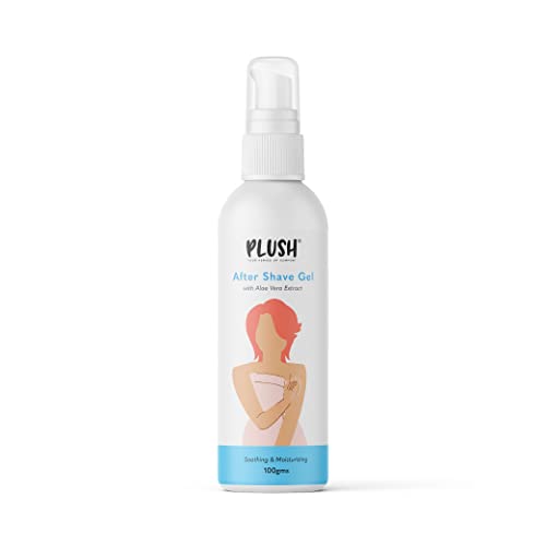 Plush All Natural After Shave Lotion for Women with Aloe Vera | 100% Vegan, Sulphates & Parabens Free | Hydrating and Moisturising For Normal-Sensitive Skin - 100 GMS | Soften's Skin Post Shaving -  Women's After Shave in Sri Lanka from Arcade Online Shopping - Just Rs. 2420!