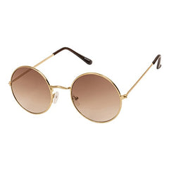 ARZONAI Barkley Round Golden-Brown UV Protection Sunglasses For Women [MA-029-S2 ] -  Women's Sunglasses in Sri Lanka from Arcade Online Shopping - Just Rs. 2740!