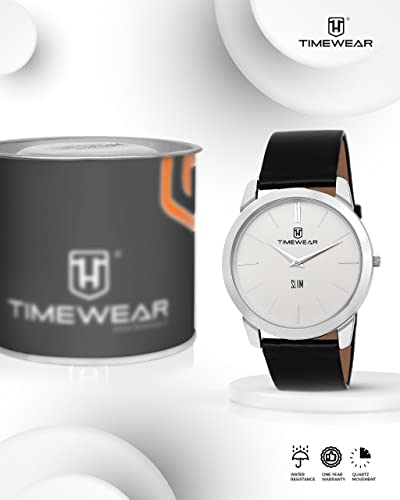 TIMEWEAR Analog Slim Two Hands Black Dial Leather Strap Watch for Men 171WDCCSTG -  Men's Watches in Sri Lanka from Arcade Online Shopping - Just Rs. 3567!