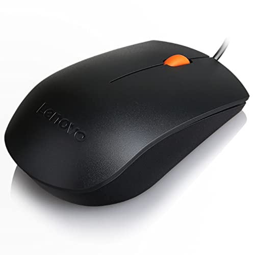 Lenovo 300 Wired Plug & Play USB Mouse, High Resolution 1600 DPI Optical Sensor, 3-Button Design with clickable Scroll Wheel, Ambidextrous, Ergonomic Mouse for Comfortable All-Day Grip (GX30M39704) -   in Sri Lanka from Arcade Online Shopping - Just Rs. 2121.99!