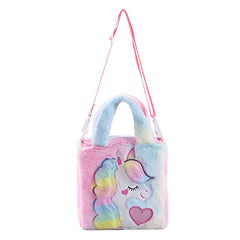 Unicorn Toddler Tote Bag, Colorful Plush Princess Cute Unicorn Crossbody Handbags Best Gift for Girls 1-6 Years, Rainbow, F -  Tote Bags in Sri Lanka from Arcade Online Shopping - Just Rs. 3200!