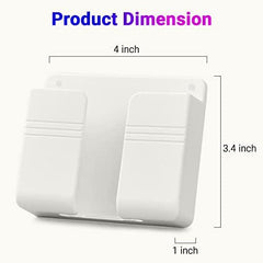 LIRAMARK Wall Mounted Mobile Holder Storage Case for Remote, Wall Mount Mobile Stand/Multi Purpose Stand with Hole for Phone Charging (White) (Pack of 1) -  Phone Holders in Sri Lanka from Arcade Online Shopping - Just Rs. 1790!