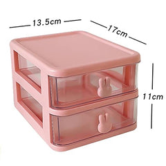 Desk Organizer Drawers 2 Tier Pen & Pencil Stand Stationery Storage Home and Office Stationery Box (Pink/White) -   in Sri Lanka from Arcade Online Shopping - Just Rs. 3990!